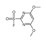 2-Pyrimidinesulfonyl fluoride, 4,6-dimethoxy- (9CI) Structure