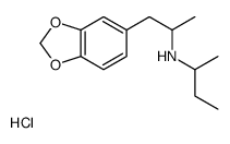 N-[1-(1,3-benzodioxol-5-yl)propan-2-yl]butan-2-amine,hydrochloride Structure