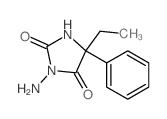 3-氨基-5-乙基-5-苯基咪唑烷-2,4-二酮结构式