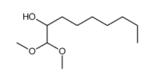 1,1-dimethoxynonan-2-ol Structure