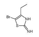 5-bromo-4-ethyl-1,3-thiazol-2-amine结构式