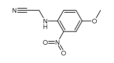 N-cyanomethyl-4-methoxy-2-nitroaniline结构式