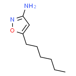 3-Isoxazolamine,5-hexyl-(9CI) Structure