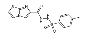 imidazo[2,1-b]thiazole-6-carboxylic acid tosylhydrazide Structure