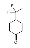 4-(1,1-Difluoroethyl)cyclohexanone结构式