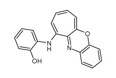 10-(o-hydroxyanilino)cyclohepta[b][1,4]benzoxazine Structure