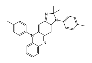 2,2-dimethyl-1,5-bis(4-methylphenyl)imidazo[4,5-b]phenazine结构式