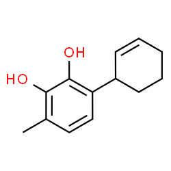 3-(cyclohex-2-enyl)-6-Methylbenzene-1,2-diol Structure