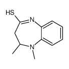 4,5-dimethyl-3,4-dihydro-1H-1,5-benzodiazepine-2-thione结构式