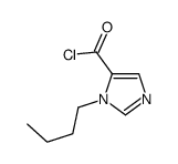 1H-Imidazole-5-carbonyl chloride, 1-butyl- (9CI) Structure