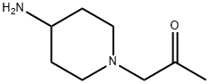 1-(4-aminopiperidin-1-yl)propan-2-one Structure