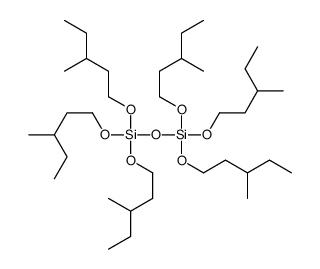 hexakis(2-ethylbutyl) diorthosilicate structure