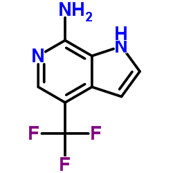 1H-Pyrrolo[2,3-c]pyridin-7-amine, 4-(trifluoromethyl)- Structure