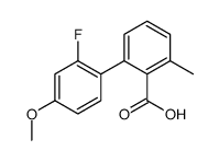 2-(2-fluoro-4-methoxyphenyl)-6-methylbenzoic acid结构式