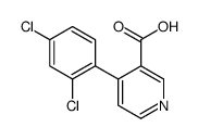 4-(2,4-dichlorophenyl)pyridine-3-carboxylic acid结构式