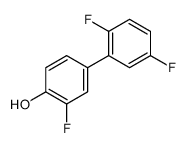 4-(2,5-difluorophenyl)-2-fluorophenol结构式