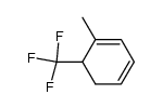 1-Methyl-6-trifluormethyl-1,3-cyclohexadien Structure
