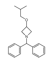 1-benzhydryl-3-isobutoxyazetidine结构式
