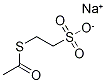 2-Acetylthioethanesulfonic Acid-d4 Sodium Salt Structure