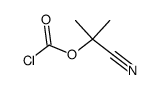 1-cyano-1-methylethyl chloroformate结构式