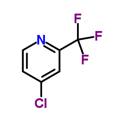 4-氯-2-三氟甲基吡啶结构式