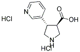 (TRANS)-4-(3-PYRIDINYL)-PYRROLIDINE-3-CARBOXYLIC ACID-2HCL Structure