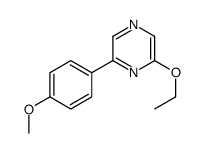 2-Ethoxy-6-(4-methoxyphenyl)pyrazine结构式