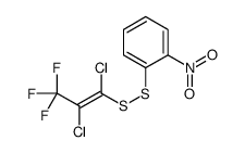 1-[[(E)-1,2-dichloro-3,3,3-trifluoroprop-1-enyl]disulfanyl]-2-nitrobenzene Structure