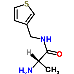 N-(3-Thienylmethyl)alaninamide Structure