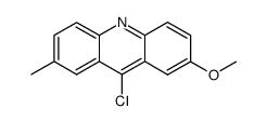 9-Chloro-7-methoxy-2-methylacridine结构式