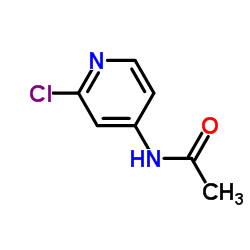 4-乙酰氨基-2-氯吡啶结构式