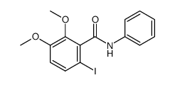 6-iodo-2,3-dimethoxy-N-phenylbenzamide结构式