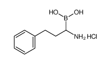 (1-amino-3-phenylpropyl)boronic acid Structure