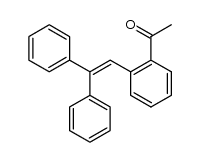 1-(2-(2,2-diphenylvinyl)phenyl)ethanone Structure