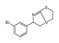 6-(3-BROMOPHENYL)-2,3,5,6-TETRAHYDROIMIDAZO[2,1-B]THIAZOLE结构式