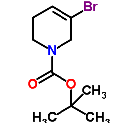 Tert-Butyl 3-bromo-5,6-dihydropyridine-1(2H)-carboxylate Structure