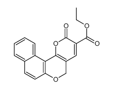 2-OXO-2H,5H-1,6-DIOXA-BENZO[C]PHENANTHRENE-3-CARBOXYLIC ACID ETHYL ESTER structure