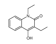 1,3-Diethyl-4-hydroxy-1H-quinolin-2-one结构式