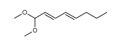 (E,E)-2,4-octadienal dimethyl acetal结构式