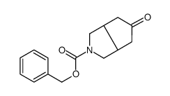 苄基 5-氧代六氢环戊并[c]吡咯-2(1h)-羧酸结构式