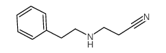 3-[(2-phenylethyl)amino]propanenitrile Structure