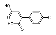 (Z)-2-(chlorophenyl)but-2-enedioic acid结构式