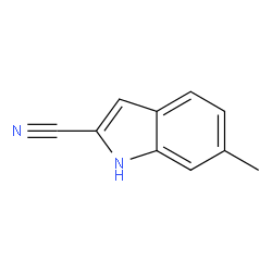 6-Methyl-1H-indole-2-carbonitrile Structure