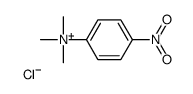 trimethyl-(4-nitrophenyl)azanium,chloride Structure