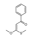 3-methoxy-3-methylsulfanyl-1-phenylprop-2-en-1-one结构式