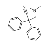 3-dimethylamino-2,2-diphenyl-propionitrile Structure