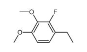 1-Ethyl-2-fluoro-3,4-dimethoxy-benzene结构式
