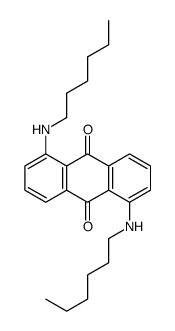 1,5-bis(hexylamino)anthracene-9,10-dione Structure