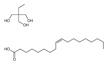 2-ethyl-2-(hydroxymethyl)propane-1,3-diol,(Z)-octadec-9-enoic acid结构式