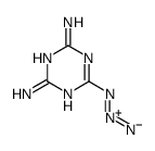 6-azido-1,3,5-triazine-2,4-diamine结构式